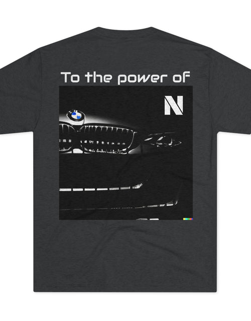 Load image into Gallery viewer, BAVSpeed Nx &quot;To the power of N&quot; T-Shirt Unisex Tri-Blend Crew Tee
