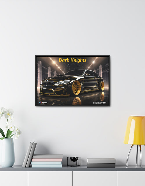 Load image into Gallery viewer, BAVSpeed F80 BMW Mr &quot;Dark Knights&quot; Framed Canvas Wall Art
