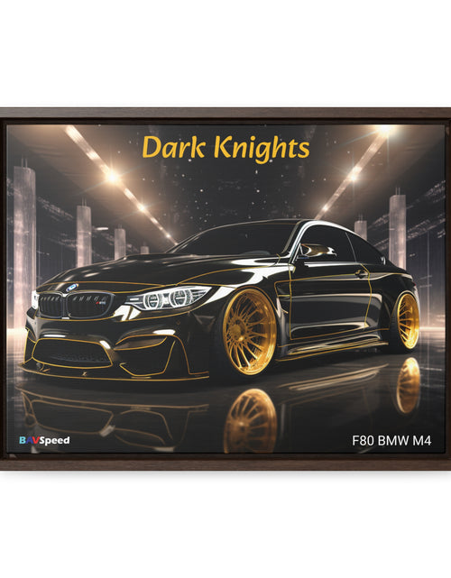 Load image into Gallery viewer, BAVSpeed F80 BMW Mr &quot;Dark Knights&quot; Framed Canvas Wall Art
