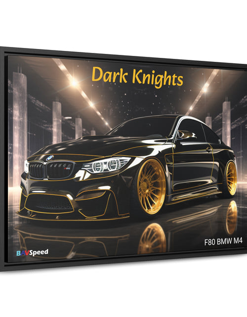 Load image into Gallery viewer, BAVSpeed F80 BMW Mr &quot;Dark Knights&quot; Framed Canvas Wall Art
