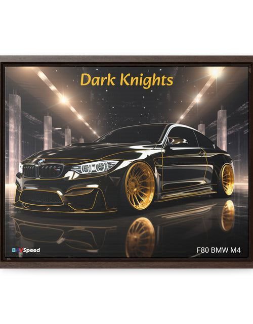 Load image into Gallery viewer, BAVSpeed F80 BMW Mr &quot;Dark Knights&quot; Framed Canvas Wall Art
