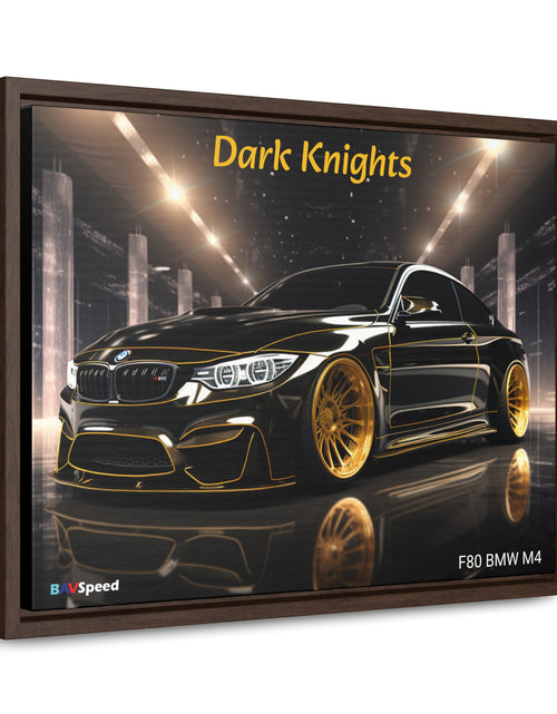 Load image into Gallery viewer, BAVSpeed F80 BMW Mr &quot;Dark Knights&quot; Framed Canvas Wall Art
