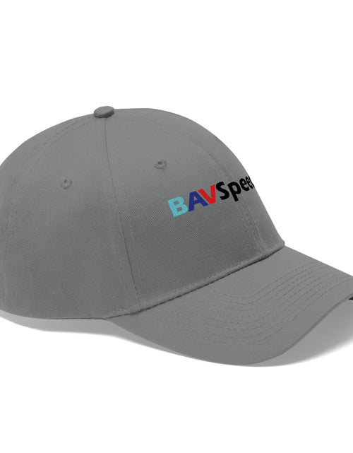 Load image into Gallery viewer, BAVSpeed BMW Grey Lid - Unisex Twill Baseball Hat
