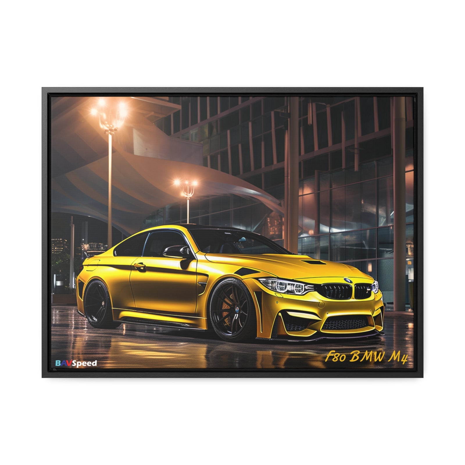 BAVSpeed F80 BMW M4 Austin Yellow