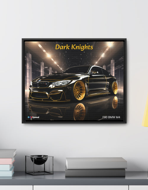 Load image into Gallery viewer, BAVSpeed F80 BMW Mr &quot;Dark Knights&quot; Framed Canvas Wall Art
