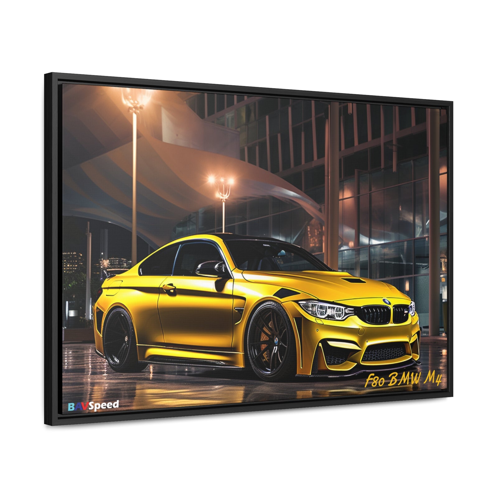 BAVSpeed F80 BMW M4 Austin Yellow