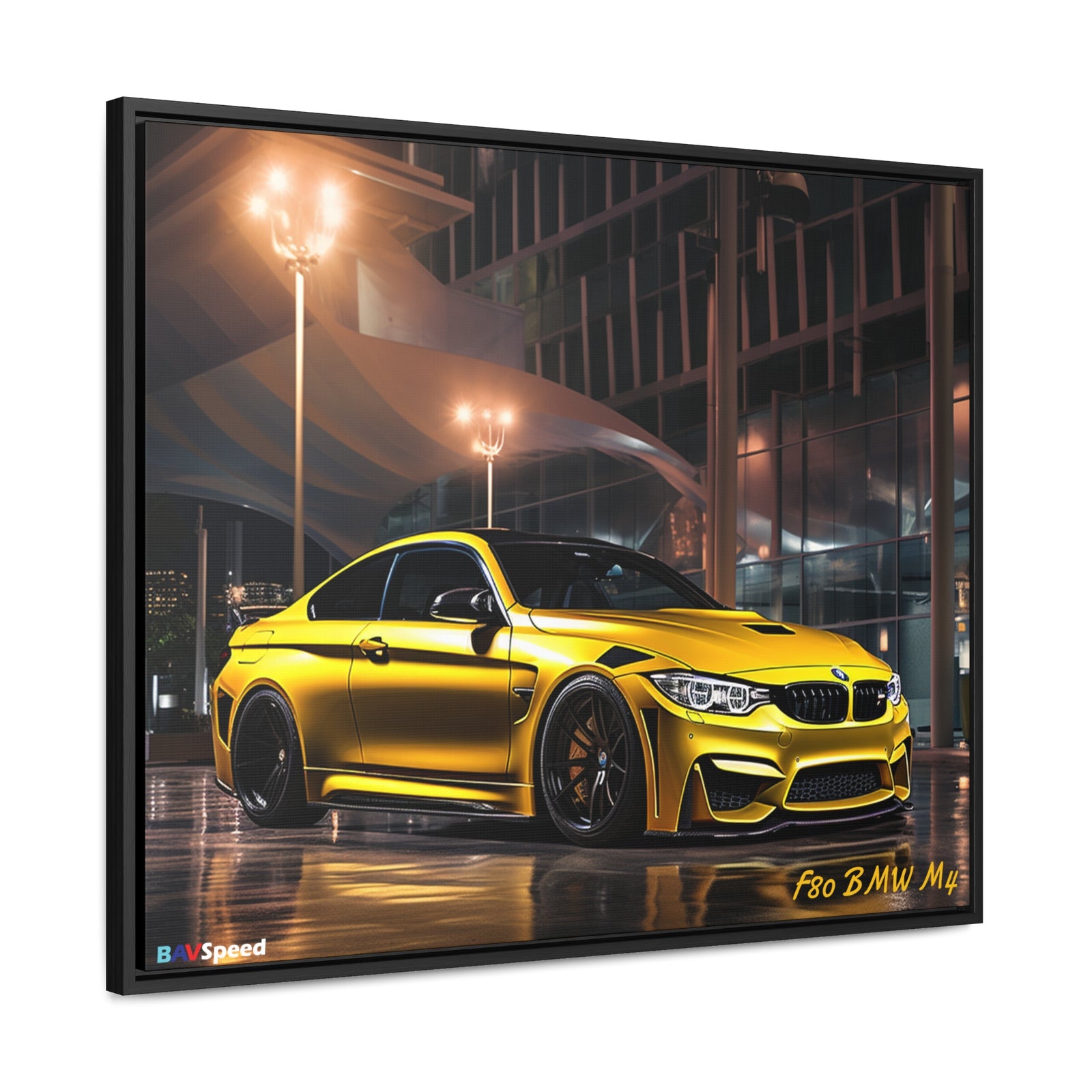 BAVSpeed F80 BMW M4 Austin Yellow