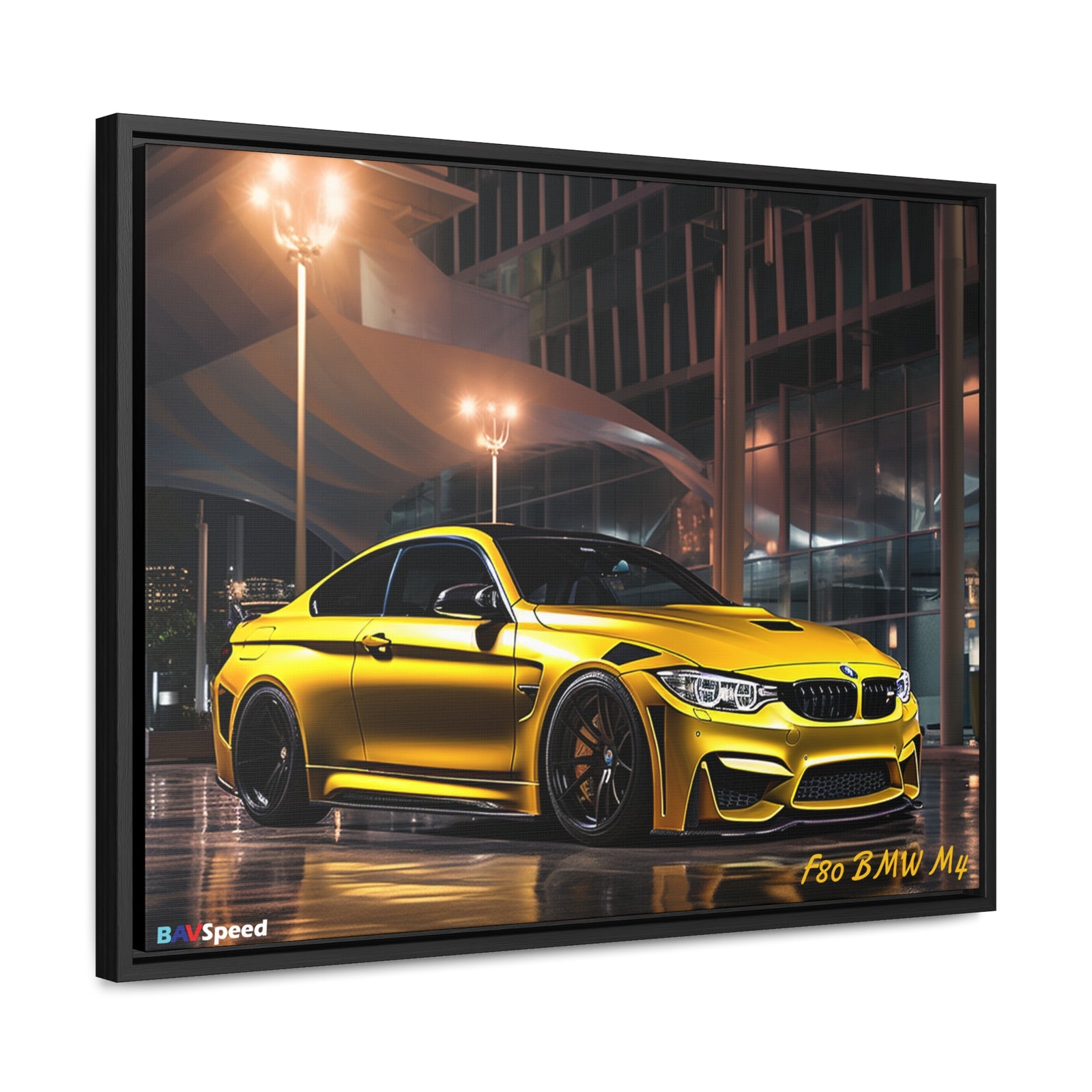 BAVSpeed F80 BMW M4 Austin Yellow