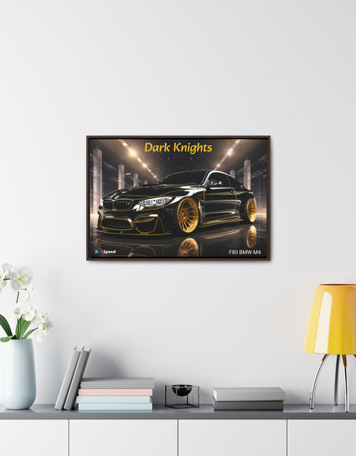 Load image into Gallery viewer, BAVSpeed F80 BMW Mr &quot;Dark Knights&quot; Framed Canvas Wall Art
