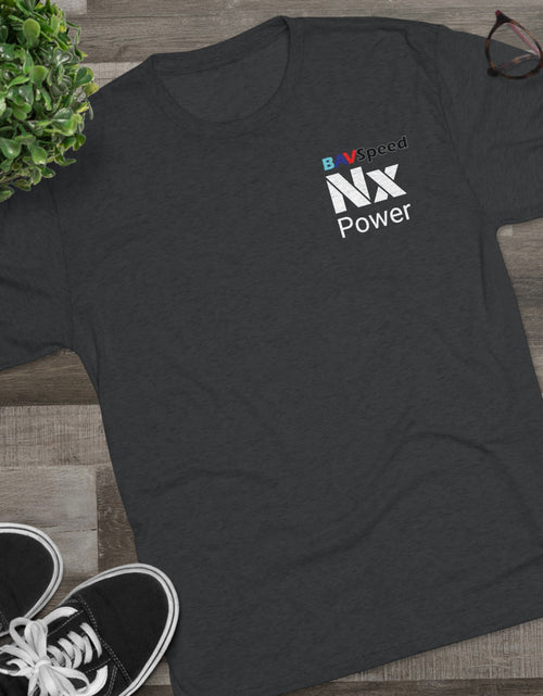 Load image into Gallery viewer, BAVSpeed Nx &quot;To the power of N&quot; T-Shirt Unisex Tri-Blend Crew Tee
