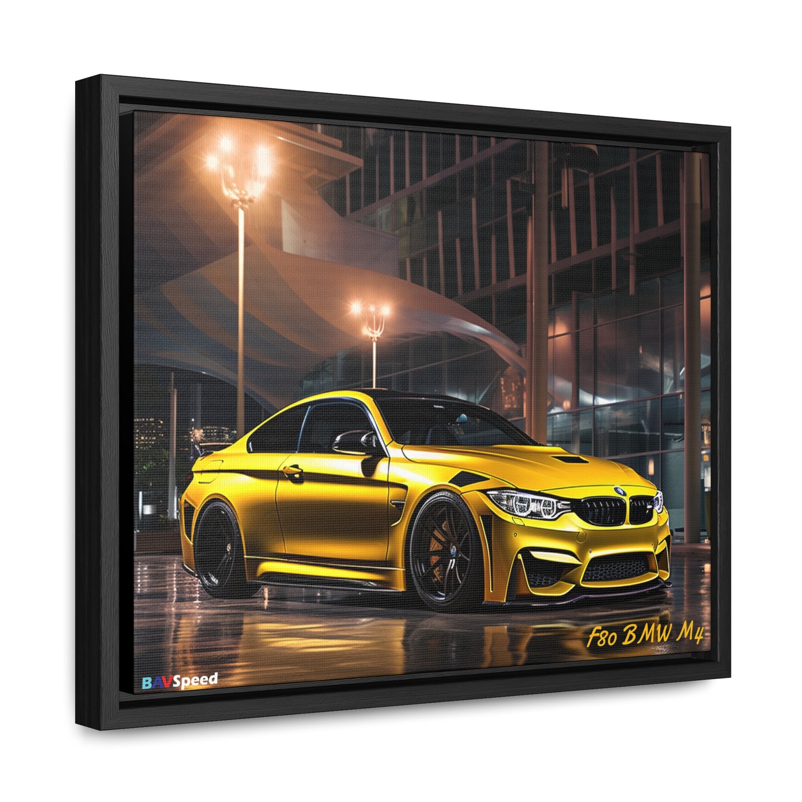 BAVSpeed F80 BMW M4 Austin Yellow