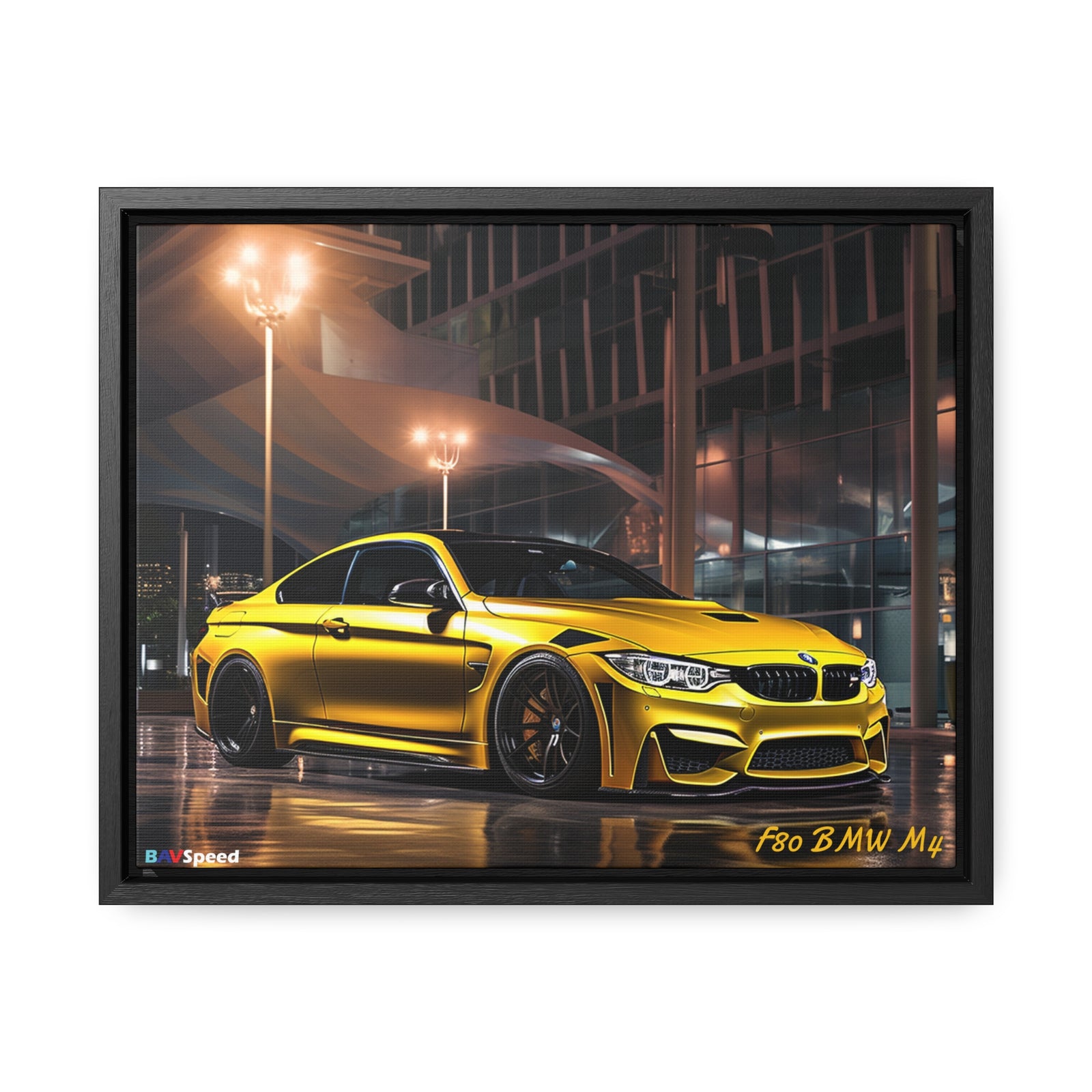 BAVSpeed F80 BMW M4 Austin Yellow