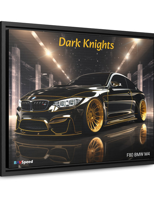 Load image into Gallery viewer, BAVSpeed F80 BMW Mr &quot;Dark Knights&quot; Framed Canvas Wall Art
