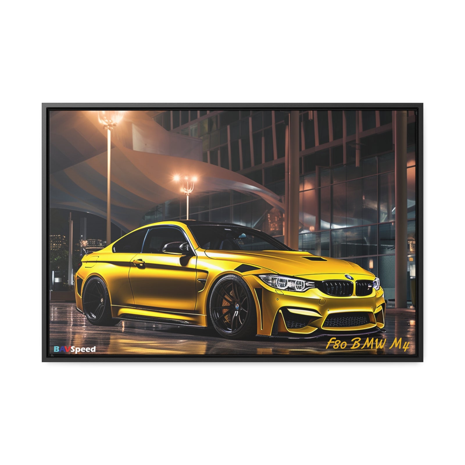 BAVSpeed F80 BMW M4 Austin Yellow