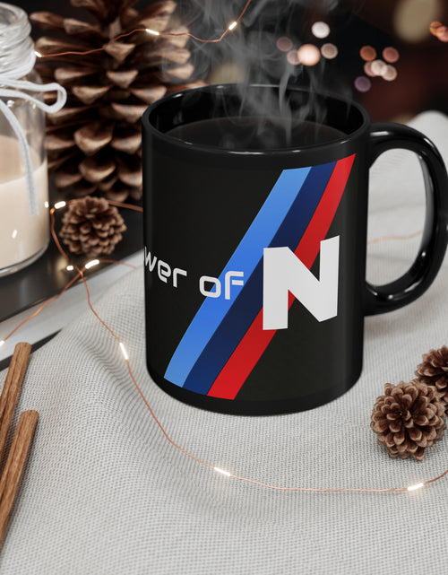 Load image into Gallery viewer, BAVSpeed &quot;To the power of N&quot; -  11oz Black Mug
