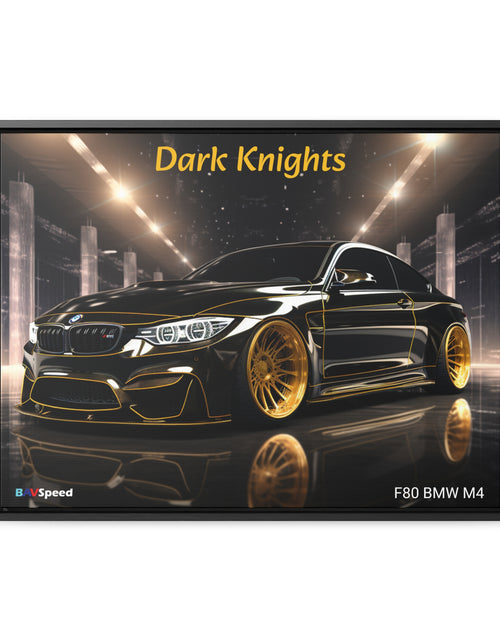 Load image into Gallery viewer, BAVSpeed F80 BMW Mr &quot;Dark Knights&quot; Framed Canvas Wall Art
