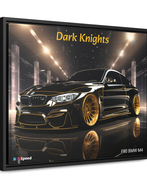 Load image into Gallery viewer, BAVSpeed F80 BMW Mr &quot;Dark Knights&quot; Framed Canvas Wall Art
