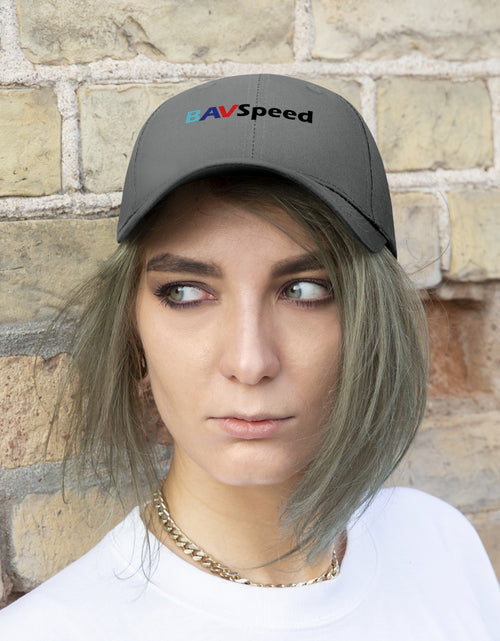 Load image into Gallery viewer, BAVSpeed BMW Grey Lid - Unisex Twill Baseball Hat
