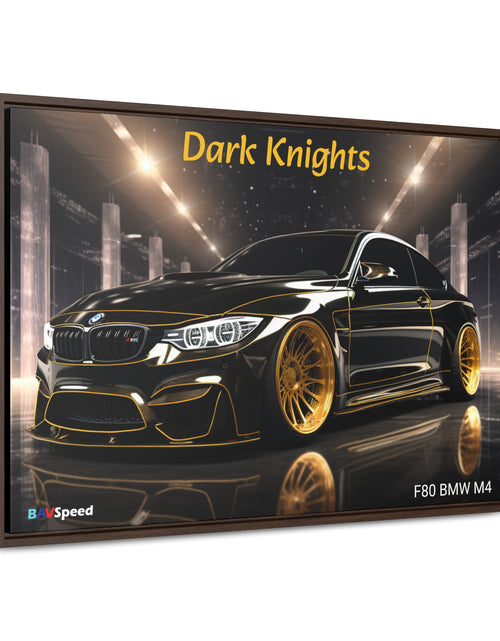 Load image into Gallery viewer, BAVSpeed F80 BMW Mr &quot;Dark Knights&quot; Framed Canvas Wall Art
