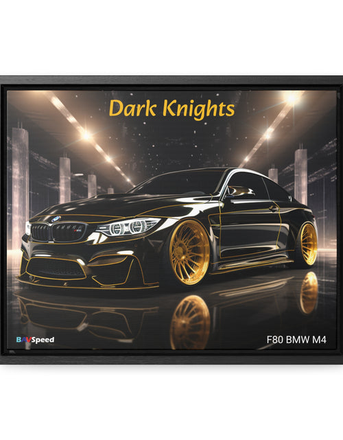 Load image into Gallery viewer, BAVSpeed F80 BMW Mr &quot;Dark Knights&quot; Framed Canvas Wall Art
