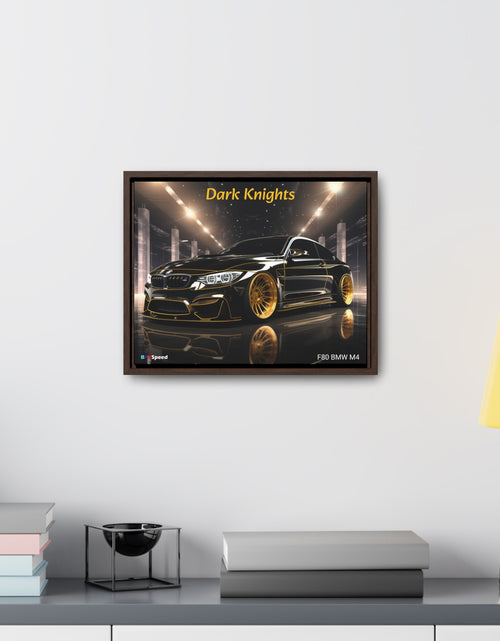 Load image into Gallery viewer, BAVSpeed F80 BMW Mr &quot;Dark Knights&quot; Framed Canvas Wall Art
