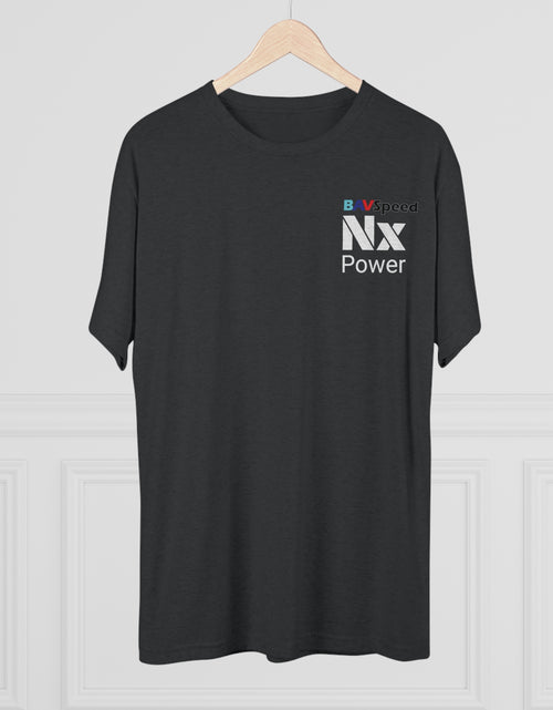 Load image into Gallery viewer, BAVSpeed Nx &quot;To the power of N&quot; T-Shirt Unisex Tri-Blend Crew Tee
