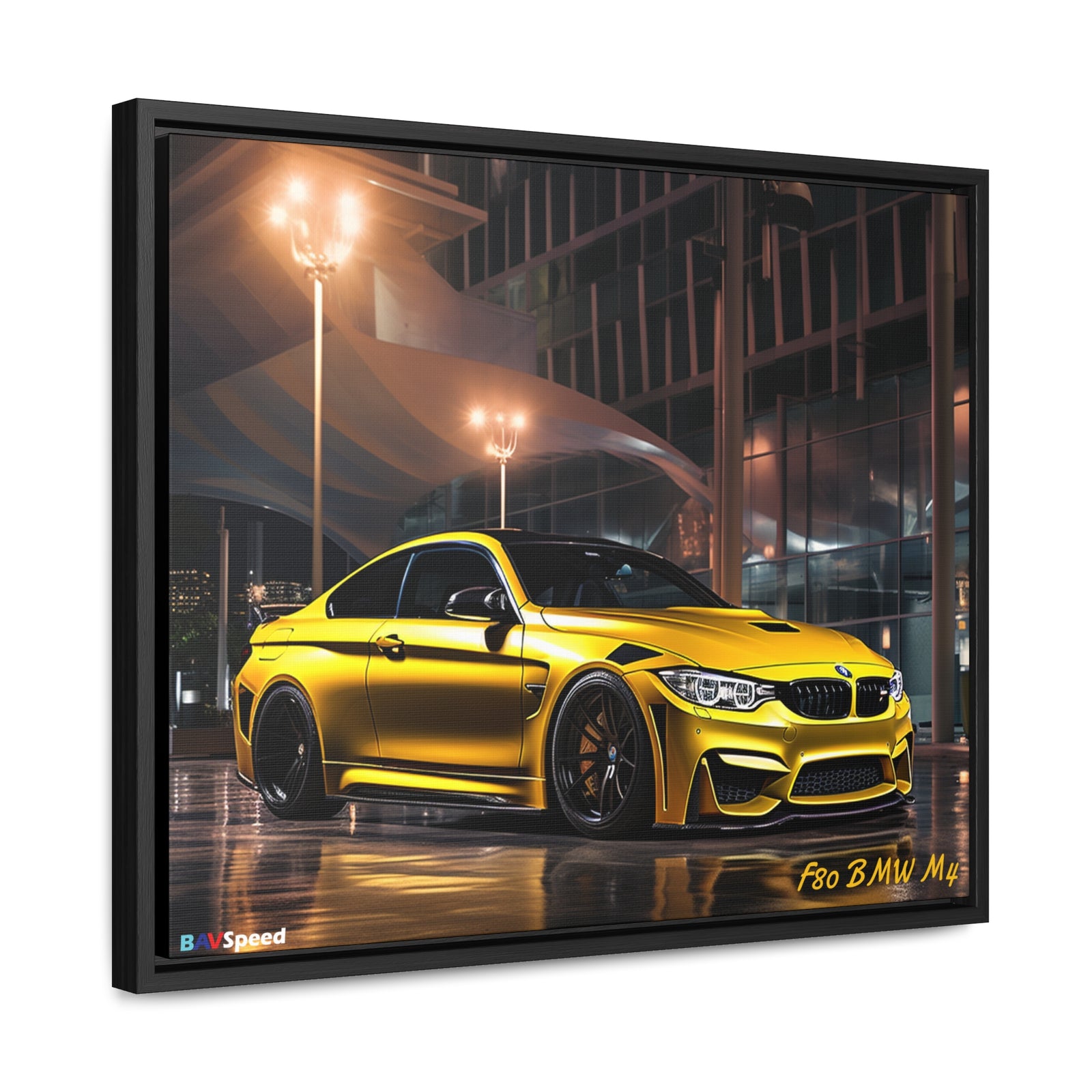 BAVSpeed F80 BMW M4 Austin Yellow