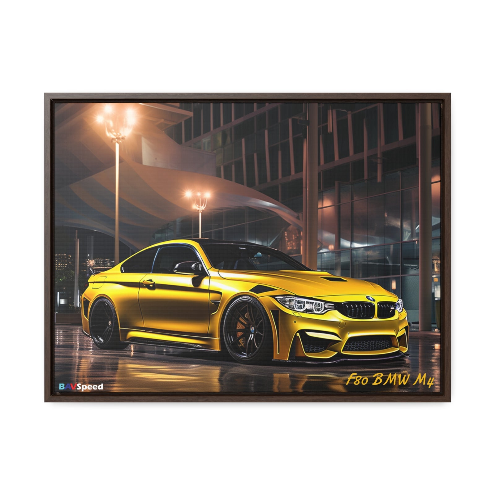 BAVSpeed F80 BMW M4 Austin Yellow