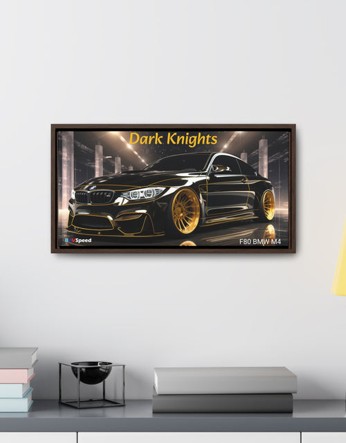 Load image into Gallery viewer, BAVSpeed F80 BMW Mr &quot;Dark Knights&quot; Framed Canvas Wall Art
