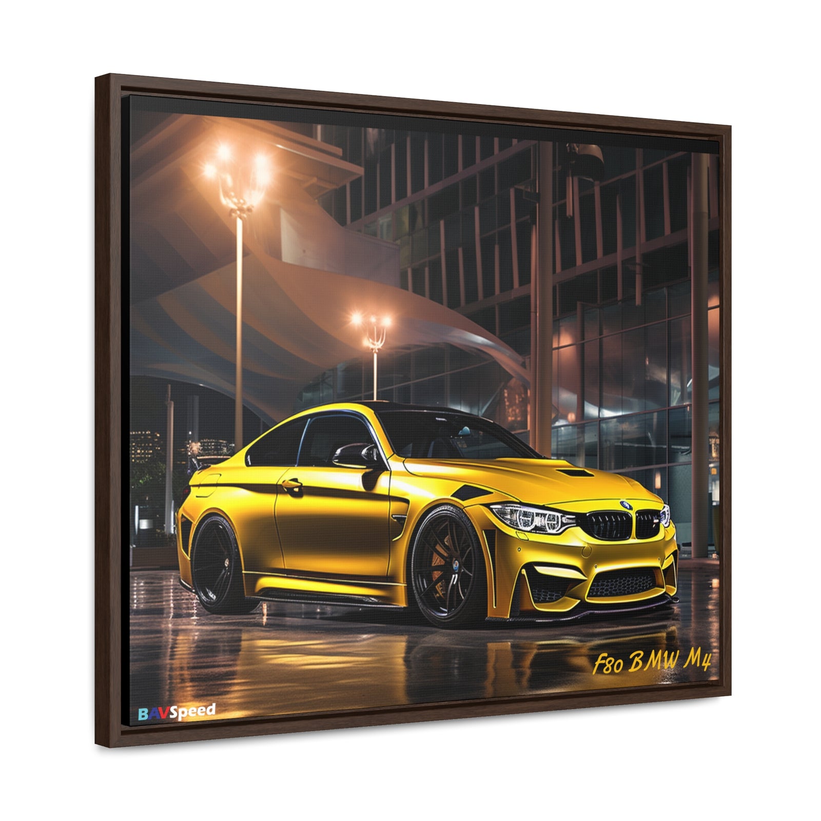 BAVSpeed F80 BMW M4 Austin Yellow