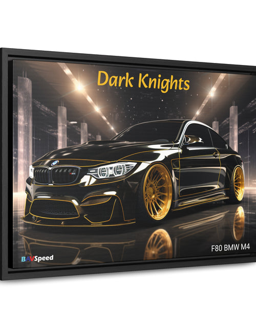 Load image into Gallery viewer, BAVSpeed F80 BMW Mr &quot;Dark Knights&quot; Framed Canvas Wall Art
