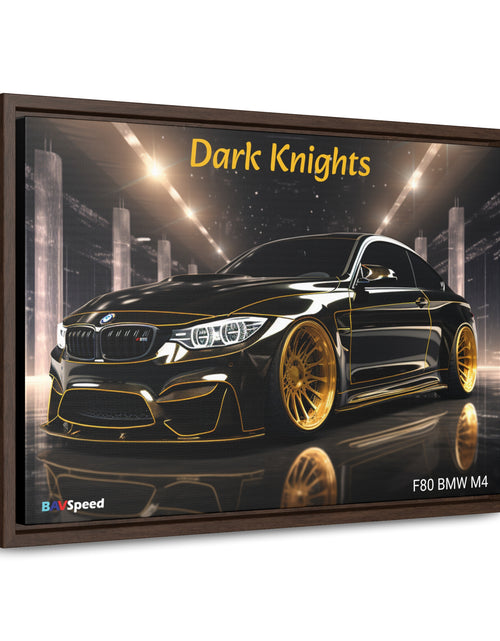 Load image into Gallery viewer, BAVSpeed F80 BMW Mr &quot;Dark Knights&quot; Framed Canvas Wall Art
