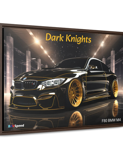 Load image into Gallery viewer, BAVSpeed F80 BMW Mr &quot;Dark Knights&quot; Framed Canvas Wall Art
