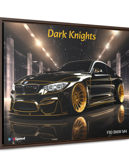 Load image into Gallery viewer, BAVSpeed F80 BMW Mr &quot;Dark Knights&quot; Framed Canvas Wall Art
