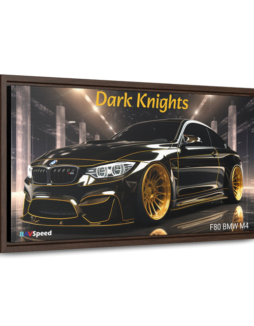 Load image into Gallery viewer, BAVSpeed F80 BMW Mr &quot;Dark Knights&quot; Framed Canvas Wall Art
