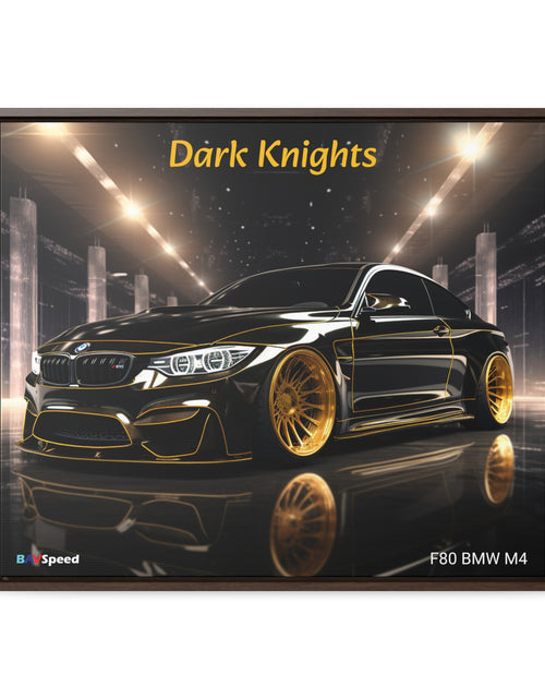 Load image into Gallery viewer, BAVSpeed F80 BMW Mr &quot;Dark Knights&quot; Framed Canvas Wall Art
