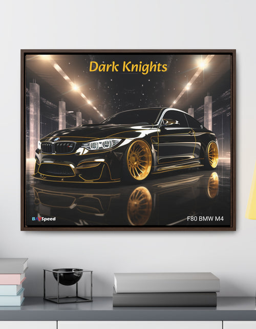 Load image into Gallery viewer, BAVSpeed F80 BMW Mr &quot;Dark Knights&quot; Framed Canvas Wall Art
