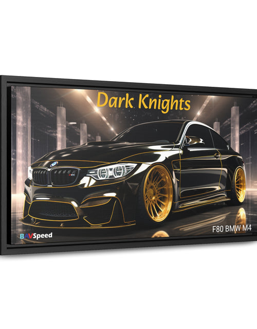 Load image into Gallery viewer, BAVSpeed F80 BMW Mr &quot;Dark Knights&quot; Framed Canvas Wall Art
