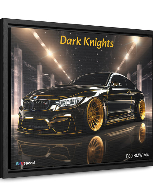 Load image into Gallery viewer, BAVSpeed F80 BMW Mr &quot;Dark Knights&quot; Framed Canvas Wall Art
