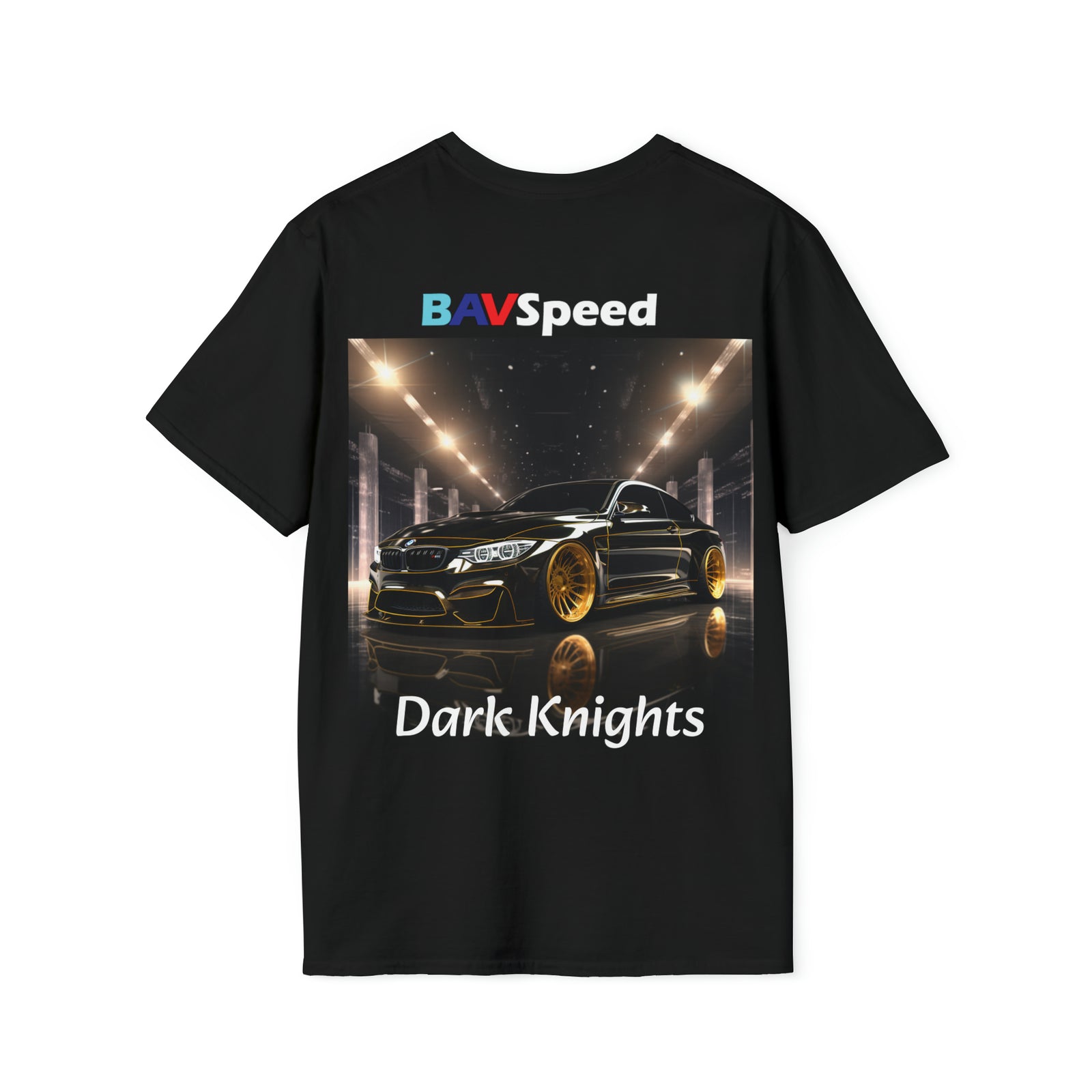 BAVSpeed "Dark Knights" BMW inspired Tee Unisex Softstyle T-Shirt