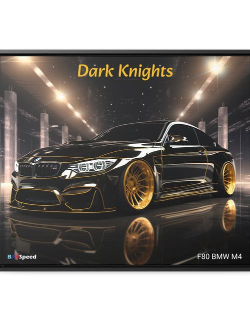 Load image into Gallery viewer, BAVSpeed F80 BMW Mr &quot;Dark Knights&quot; Framed Canvas Wall Art
