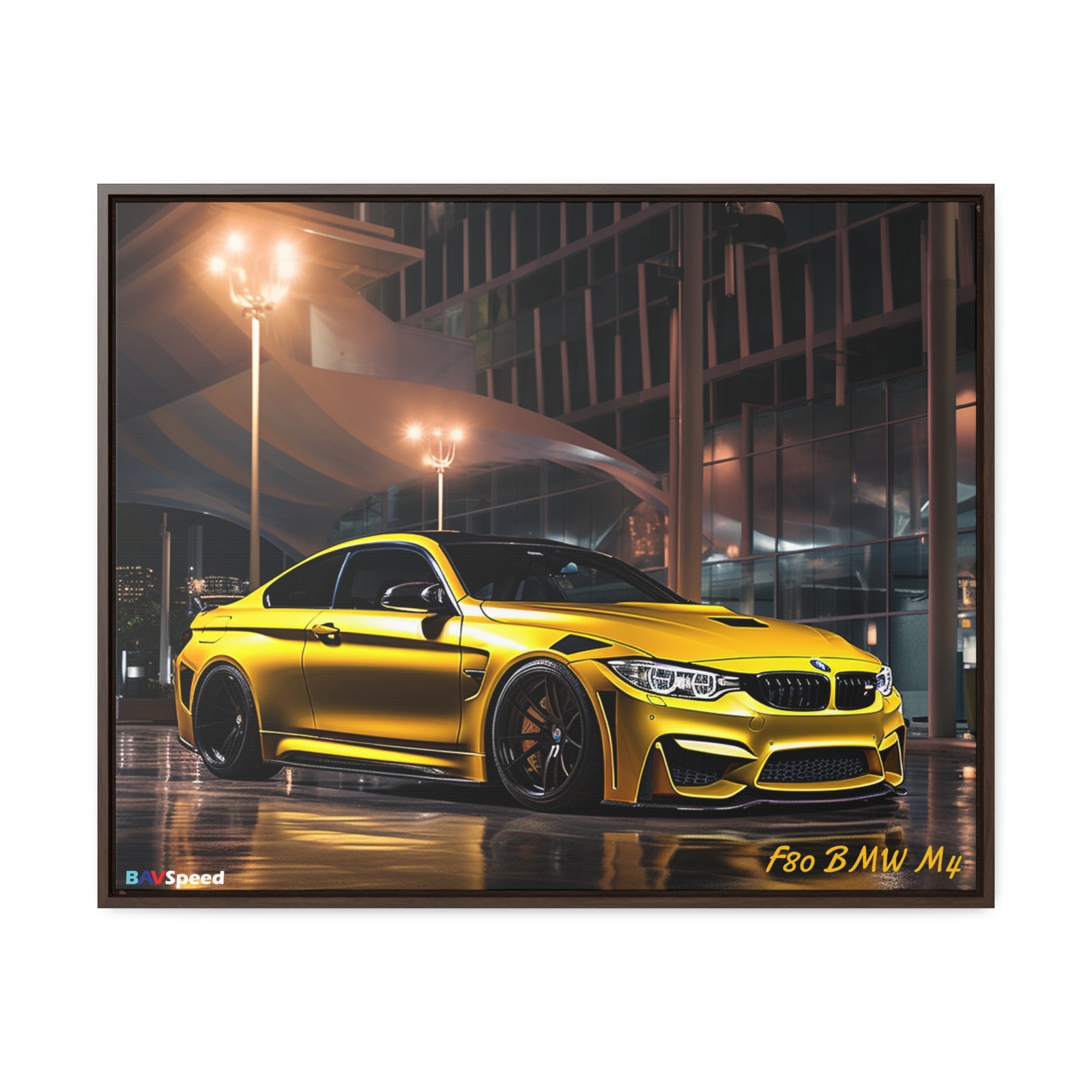 BAVSpeed F80 BMW M4 Austin Yellow