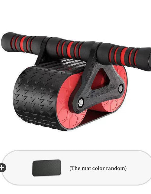 Load image into Gallery viewer, Double Wheel Abdominal Exerciser Women Men Automatic Rebound Ab Wheel Roller Waist Trainer Gym Sports Home Exercise Devices
