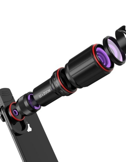 Load image into Gallery viewer, Ultra Crystal HD 32x Zoom Telescope Mobile Phone Camera Lens Set
